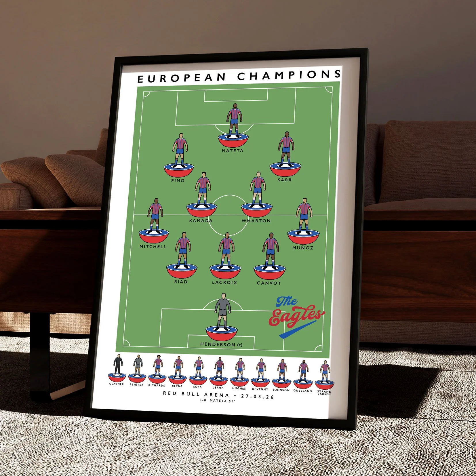 Crystal Palace Conference League Winners 2026 Poster | Matthew J I